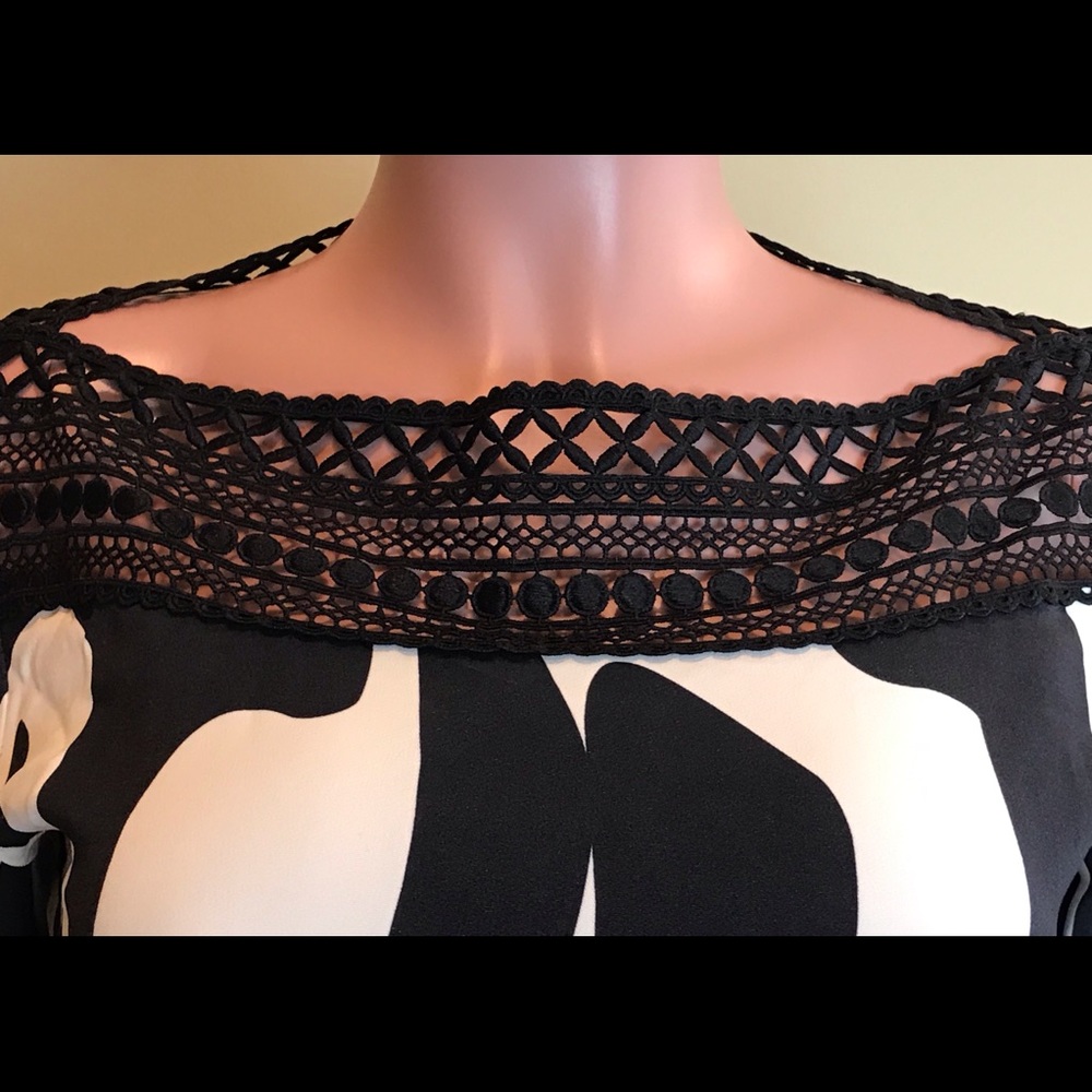 Naeem Khan Zebra Stripe Dress Exclusive - Picture 5 of 9